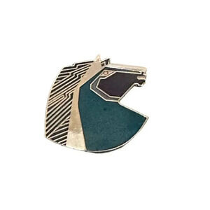Vintage Laurel Burch Enameled Gold Tone ‘Wild Stallion’ Brooch/Pin Signed